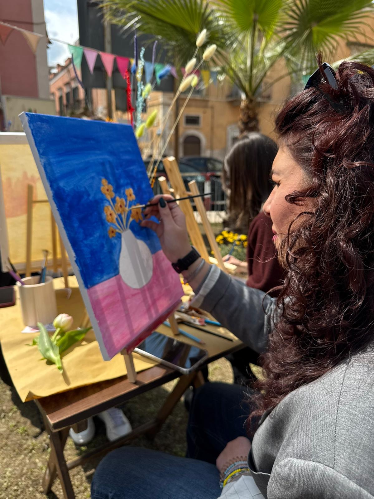 23/05 Pittura su tela e merenda da Bon Ton Bisceglie - €39,00