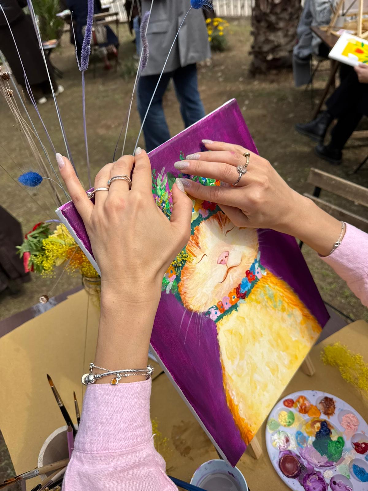 23/05 Pittura su tela e merenda da Bon Ton Bisceglie - €39,00