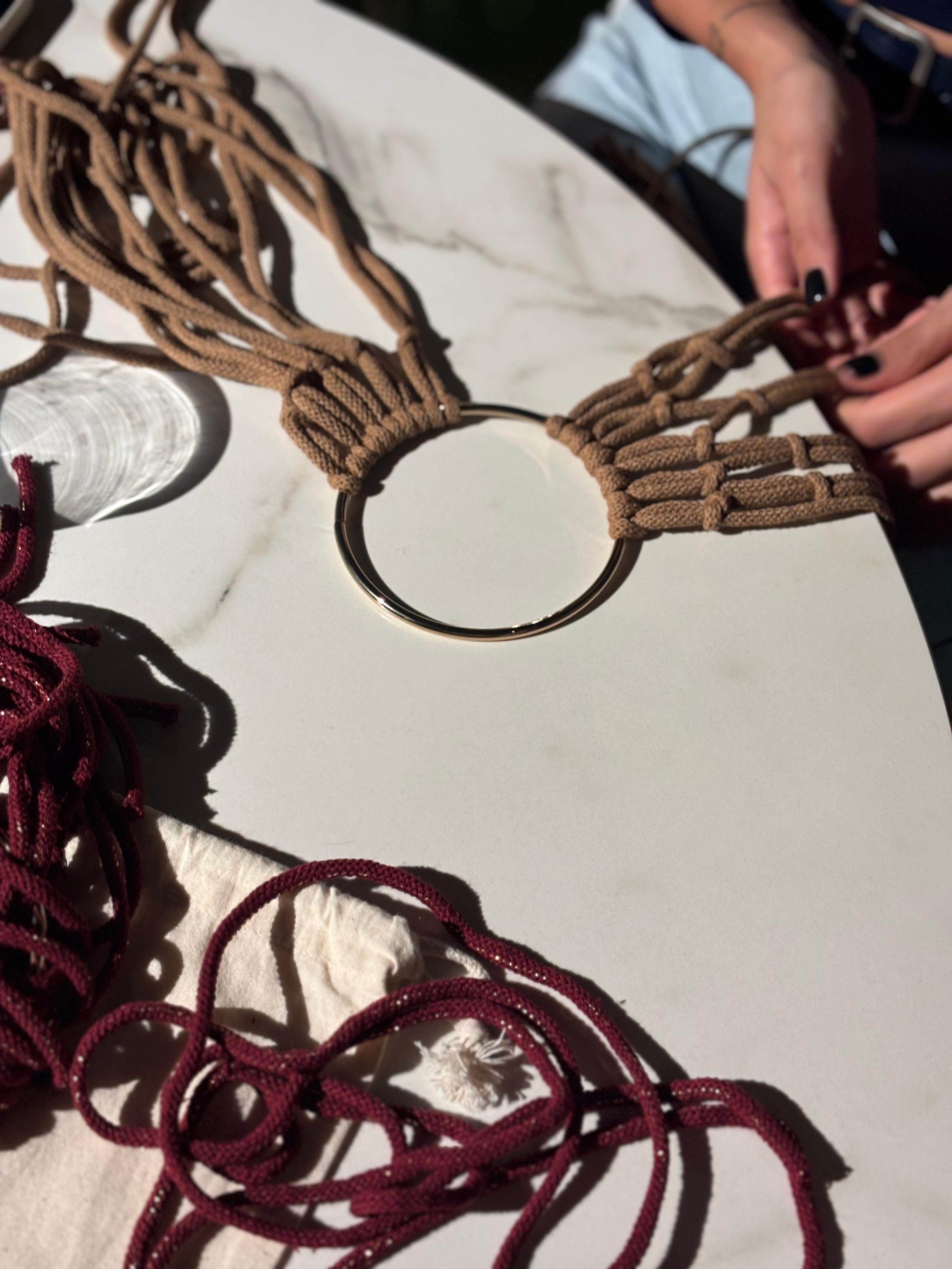 04/02 Borse in macramè con merenda da Cortile Flora Milano - 55,00€