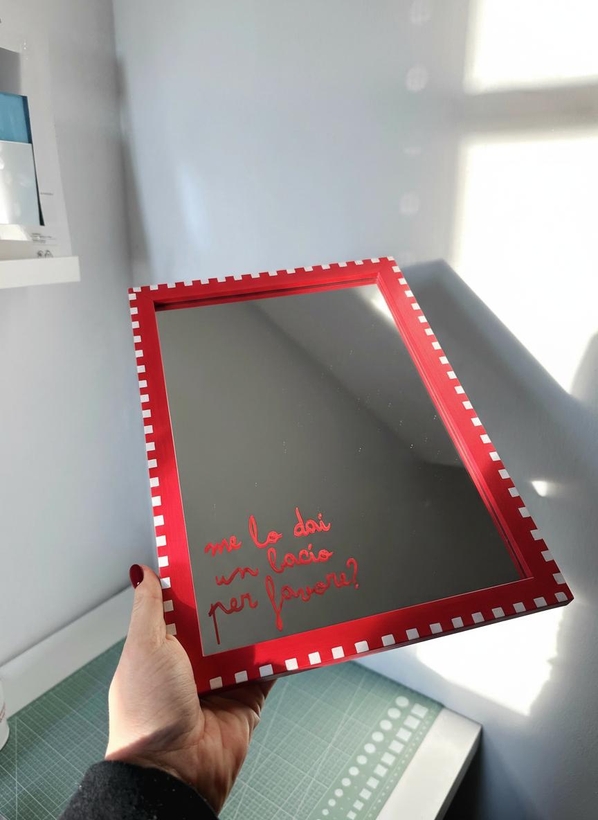 28/03 Specchio Personalizzato con merenda da The Appuntamento Roma - €59,00