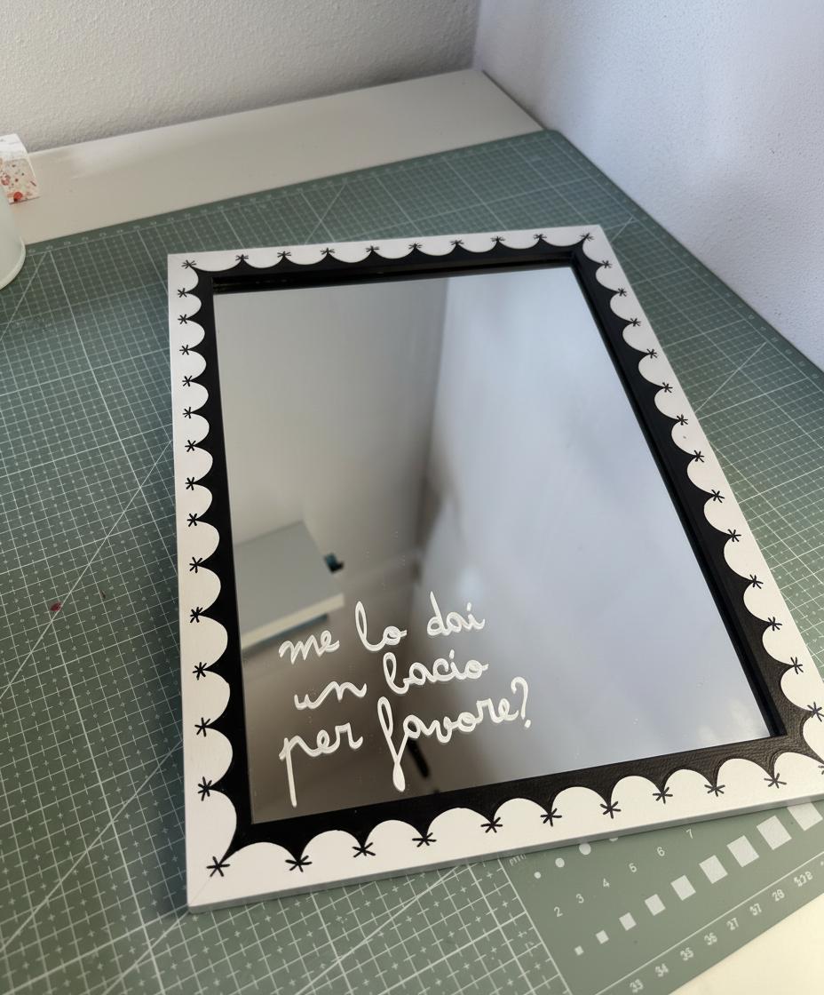 28/03 Specchio Personalizzato con merenda da The Appuntamento Roma - €59,00