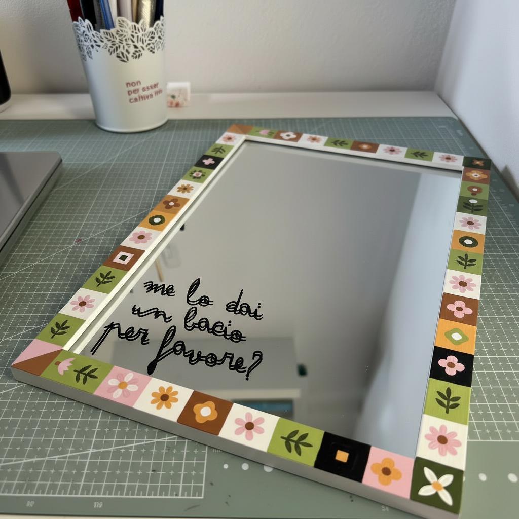 28/03 Specchio Personalizzato con merenda da The Appuntamento Roma - €59,00