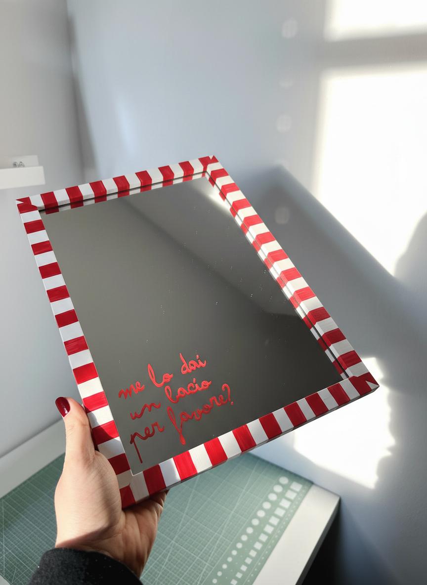 10/10 Specchio Personalizzato con merenda da The Appuntamento Roma - €64,00