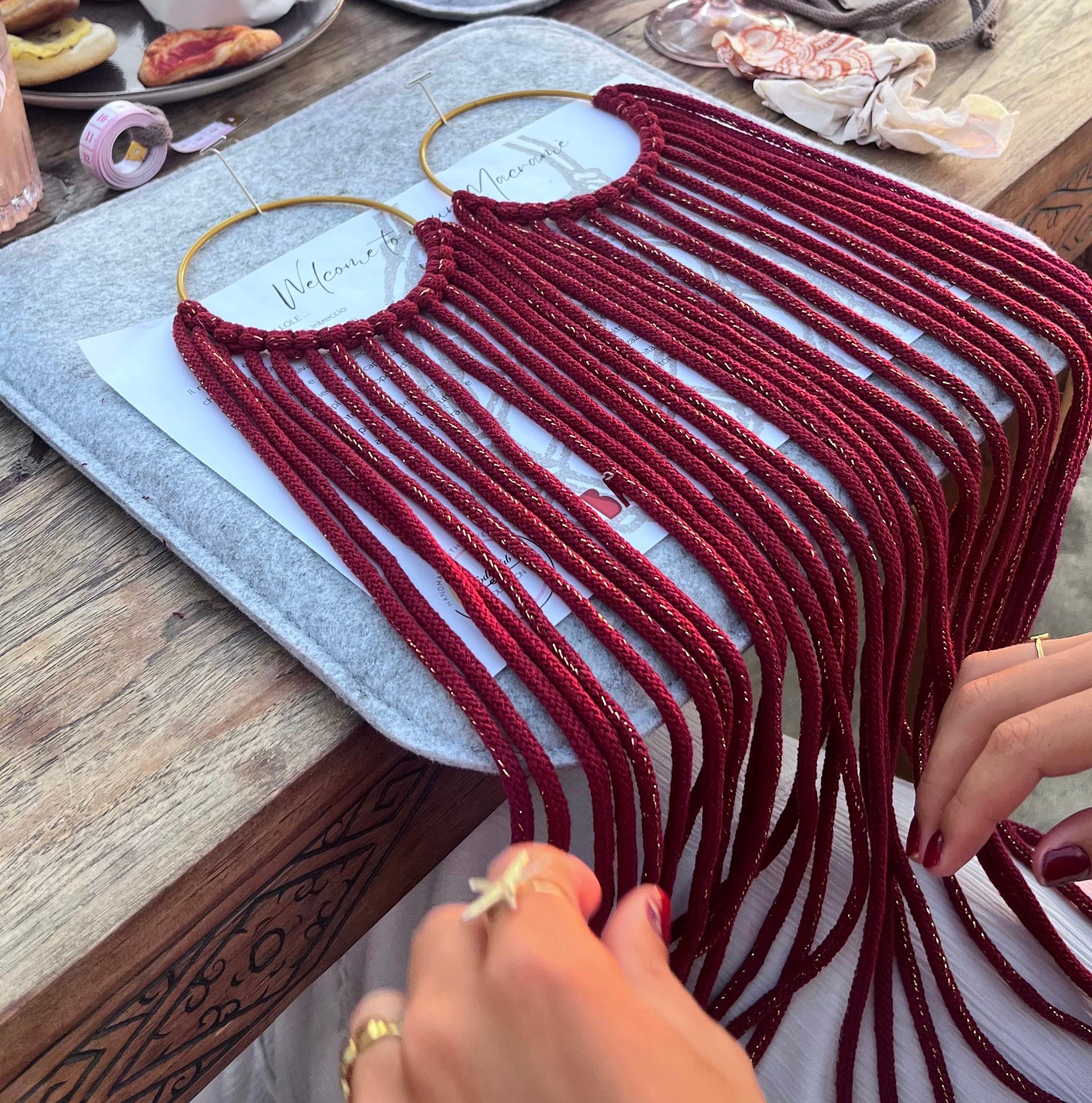 13/03 Borse in macramè con aperitivo da Gelsomina Milano - 59,00€