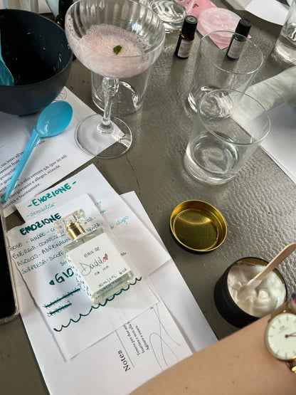 12/08 Creazione di un profumo e apericena al Sanctuary Eco Retreat di Roma - €64,00