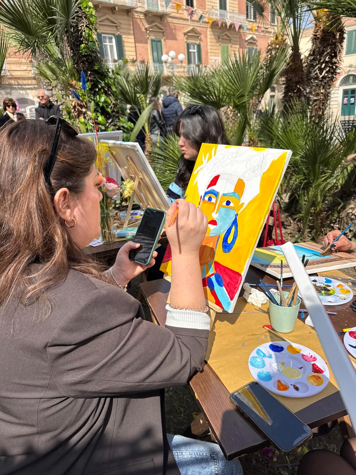 23/05 Pittura su tela e merenda da Bon Ton Bisceglie - €39,00